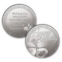 Lucky Coin Card - Happy Birthday