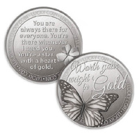 Lucky Coin Card - You're as good as Gold
