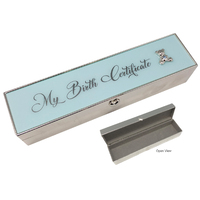 Birth Certificate Box - Blue