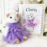 Claris The Mouse - Oh La La Lilac Plush Doll