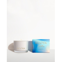 Ecoya Christmas Edition Monty Jar Candle - Sea Salt & Gardenia At Noon