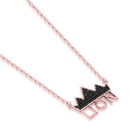 Disney Couture Kingdom - The Lion King - Crown Necklace Rose Gold