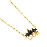Disney Couture Kingdom - The Lion King - Crown Necklace Yellow Gold