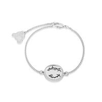 Disney Couture Kingdom - Cinderella - Midnight Dreaming Medallion Bracelet White Gold