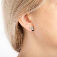 Disney Couture Kingdom - Winnie the Pooh - Hunny Drip Stud Earrings White Gold