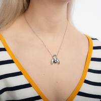 Disney Couture Kingdom - Winnie the Pooh - Eeyore Necklace White Gold