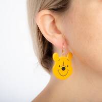 Disney Couture Kingdom - Winnie the Pooh - Oh Bother Drop Earrings Yellow Gold