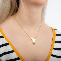Disney Couture Kingdom - Winnie the Pooh - Hunny Drip Necklace Yellow Gold