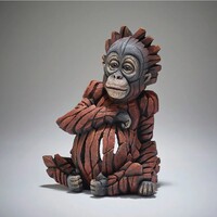 Edge Sculpture - Small Baby Orangutan Figure