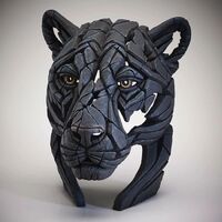 Edge Sculpture - Panther Bust