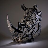 Edge Sculpture - Rhinoceros Bust