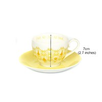English Ladies Beauty And The Beast - Belle - Colour Story Cup And Saucer - Tea Set