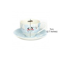 English Ladies Mickey and Minnie Mouse Winter - Cup And Saucer - Tea Set