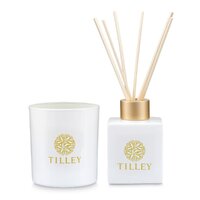 Tilley Christmas Limited Edition Candle & Reed Diffuser Gift Set - Patchouli & Nutmeg