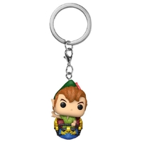 Pop! Vinyl Keychain - Walt Disney World 50th Anniversary - Peter Pan at the Pan's Flight Attraction Diamond Glitter US Exclusive