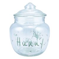 Half Moon Bay Disney - Glass Storage Jar - Winnie The Pooh Hunny Pot