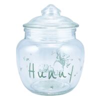 Half Moon Bay Disney - Glass Storage Jar - Winnie The Pooh Hunny Pot