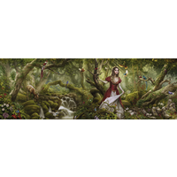 Heye Puzzle 1000pc Panorama - Forgotten by Chris Ortega - Forest Song