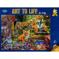 Holdson Art To Life Tiger Painting Puzzle 1000 Pieces