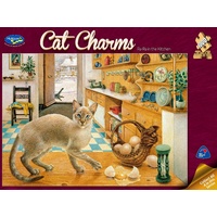 Holdson Cat Charms Ra-Ra In The Kitchen Puzzle 1000 Pieces
