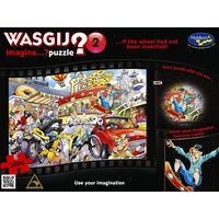 Wasgij? Puzzle 1000pc - Imagine 2 - If The Wheel Had Not Been Invented Puzzle