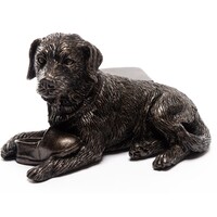 Jardinopia Potty Feet - Antique Bronze Resting Labrador (Set Of 3)