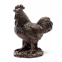 Jardinopia Potty Feet - Antique Bronze Chicken (Set Of 3)