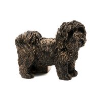 Jardinopia Potty Feet - Antique Bronze Shih-tzu (Set Of 3)