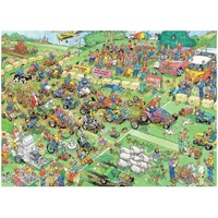 Jan Van Haasteren Puzzle 1000pc - Lawn Mower Race