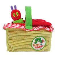 The Very Hungry Caterpillar Picnic Basket Plush Playset - 7 Piece
