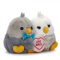 Swizzles Love Hearts Plush - Love Birds Bird Couple