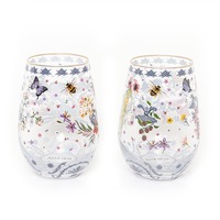 La La Land Enchanted Garden - Glass Tumblers
