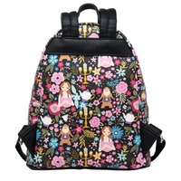 Loungefly Disney Beauty and the Beast - Belle Floral Mini Backpack