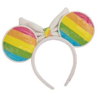 Loungefly Minnie Mouse - Sequin Rainbow Ears Headband