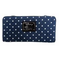 Loungefly Disney Minnie Mouse - Denim Polka Dot Zip-around Wallet