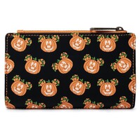 Loungefly Disney Mickey Mouse - Mickey-O-Lantern Glow in the Dark Flap Wallet