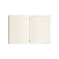 Migoals Get Sh*t Done Grid Notebook A6 - Minimal Black & Black Foil