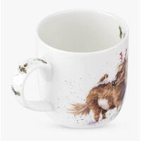 Wrendale Designs by Royal Worcester Christmas Mug - Shetland Pony
