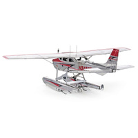 Metal Earth - 3D Metal Model Kit - Cessna 182 Floatplane