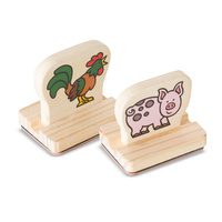 Melissa & Doug Wooden Stamp Set - My First Wooden Stamp Set Animals