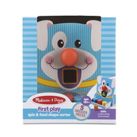 Melissa & Doug First Play - Spin & Feed Shape Sorter