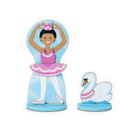 Melissa & Doug Magnetic Dress-Up Set - Ballerina Fairy