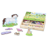 Melissa & Doug Magnetic Dress-Up Set - Show Horset