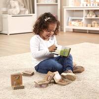 Melissa & Doug Natural Play Book Tower - Little Learning Books