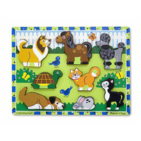 Melissa & Doug Chunky Puzzle - Pets 8pc