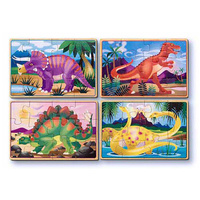 Melissa & Doug Jigsaw Puzzles in a Box - Dinosaur