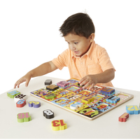 Melissa & Doug Chunky Puzzle - Numbers 20 Pieces