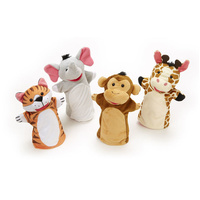 Melissa & Doug Hand Puppets - Zoo Friends