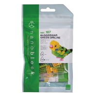 Nanoblock Animals - Budgerigar Green Opaline