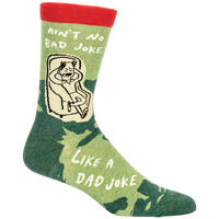 Blue Q Mens Crew Socks - Dad Joke